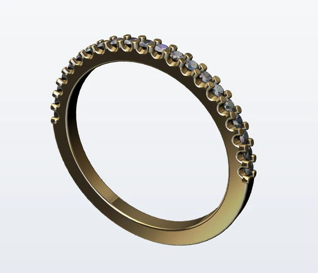 Ring erernity 3D Print Model .c4d .max .obj .3ds .fbx .stl .blend 