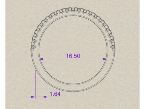 Ring erernity Model Cetak 3D