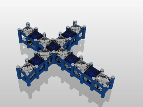 La moda trasversale Modello di stampa 3D