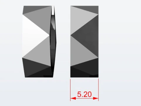Earrings 3D Print Model