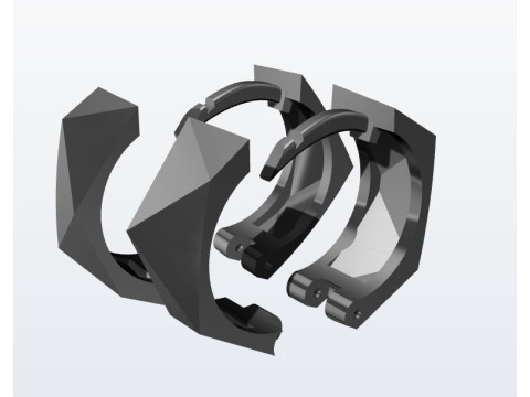 Earrings 3D 프린트 모델