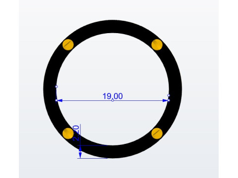 Ring bicolor 3D Print Model
