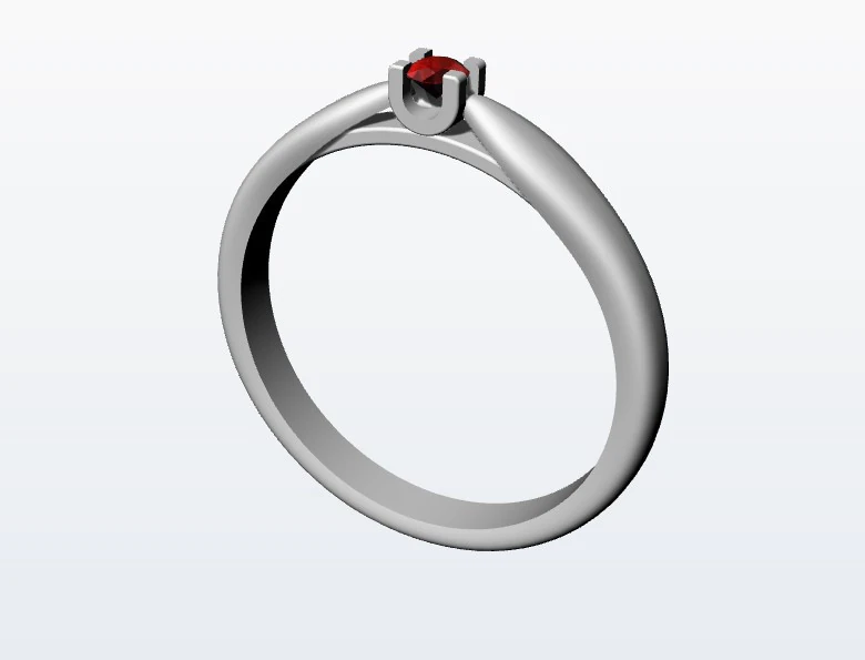 Ring V 3D Print Model .c4d .max .obj .3ds .fbx .stl .blend