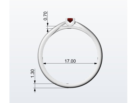 Ring V Model do druku 3D