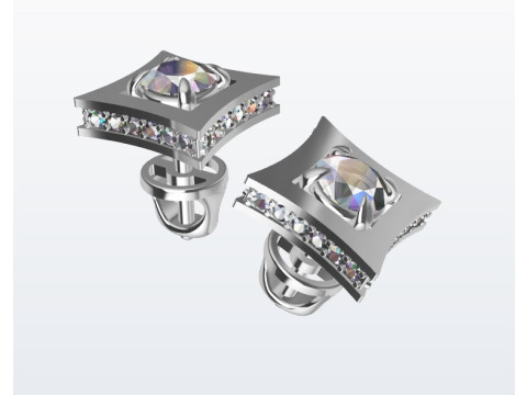 Earrings 3D Baskı Modeli