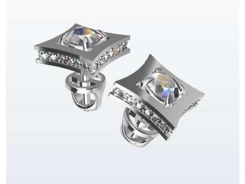 Серьги 3D Принт Модель