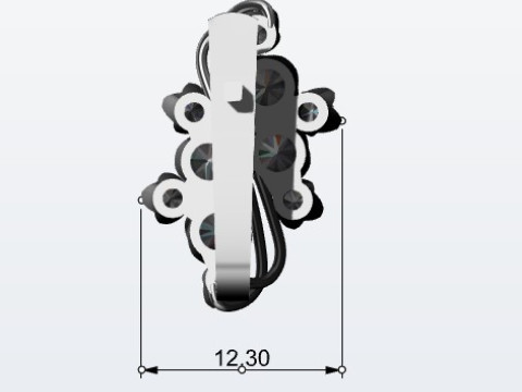 Earrings 3D-printmodel