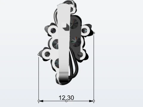 Earrings 3D Print Model