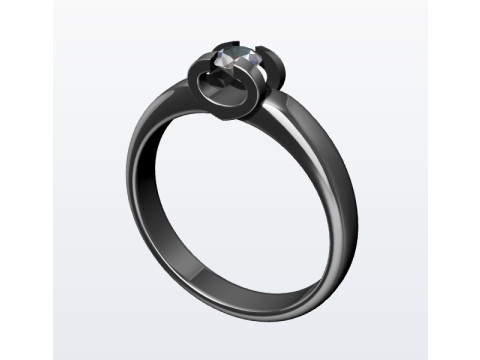 Engagement ring Model do druku 3D