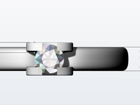 Engagement ring 3D 프린트 모델