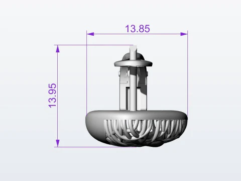 Earrings 3D Print Model