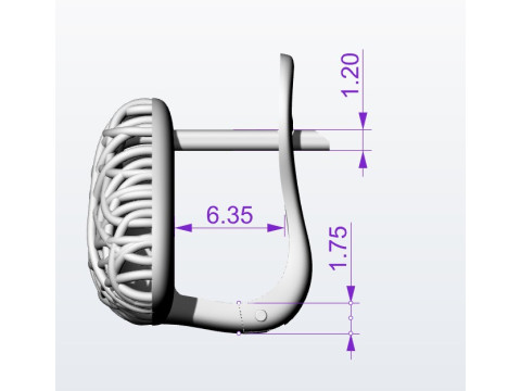 Earrings Model do druku 3D