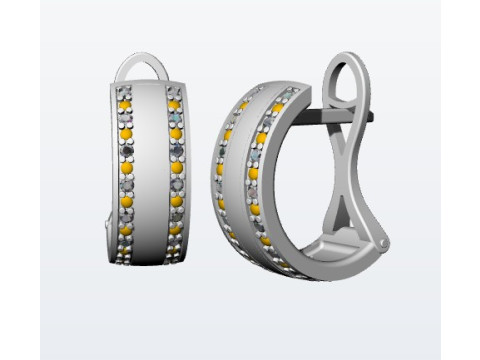 Earring 3Dプリントモデル