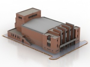 naft cinema taj cinema 3D 모델