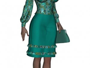 vrouw 1 3D Model