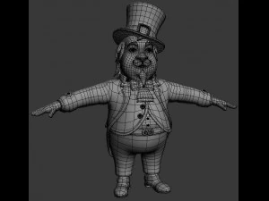 cartoonman rigged 3D Model