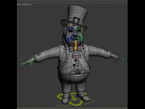 cartoonman rigged 3D मॉडल