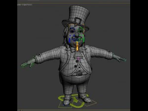cartoonman rigged 3D Model