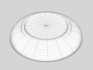 chinese porcelain dinner plate 3D Model