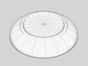 chinese porcelain dinner plate 3D Model