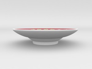 chinese ceramic gongfu tea cup set - gaiwan 3D-Modell