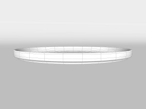 chinese porcelain - tea set tray Model 3D