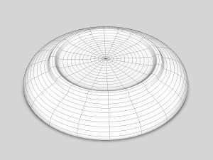 chinese porcelain - rice soup bowl set 3D Model