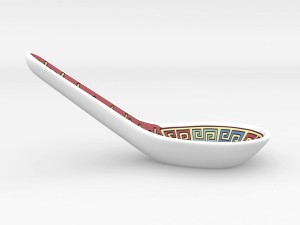 chinese porcelain - rice soup bowl set 3D Model