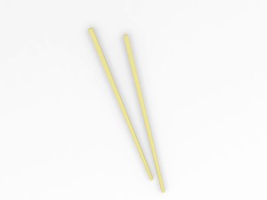 ivory chopsticks Model 3D