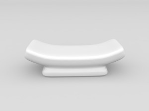 ceramic chopstick rest 3D Model