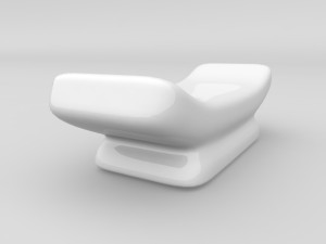 ceramic chopstick rest 3D Model