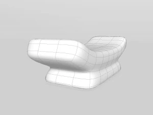 ceramic chopstick rest 3D Model