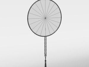 chinese traditional palace round hand fan Modelo 3D