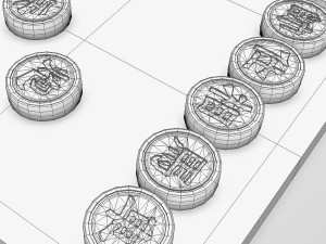 chiness chess - xiangqi 3D Model