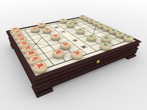 chiness chess - xiangqi with table 3D मॉडल