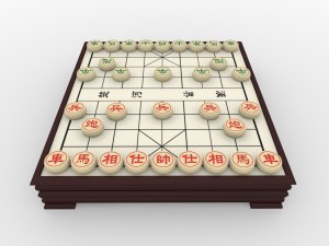 chiness chess - xiangqi with table 3D मॉडल