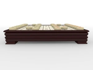 chiness chess - xiangqi with table 3D Model