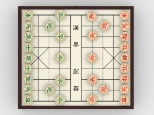 chiness chess - xiangqi with table 3D Model