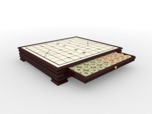 chiness chess - xiangqi with table 3D मॉडल