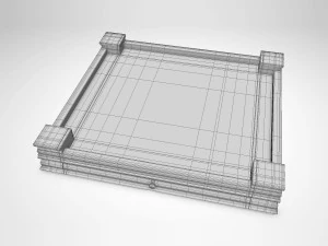 chiness chess - xiangqi with table 3D Model