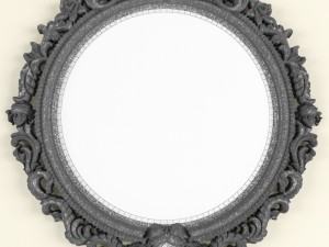 round mirror 3D Model