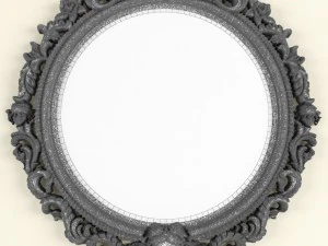 round mirror 3D Model