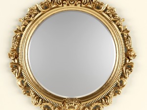round mirror 3D Model
