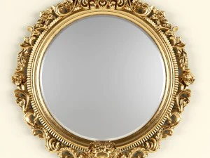 round mirror 3D Model