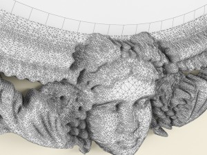 round mirror 3D Model