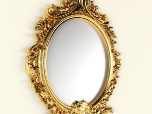 oval mirror 3D Model