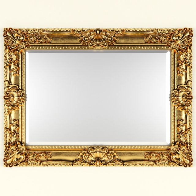 classic style mirror Modello 3D .c4d .max .obj .3ds .fbx .stl .blend 