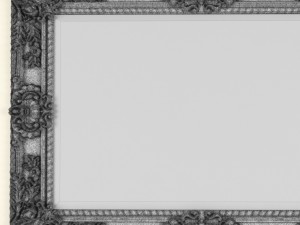 classic style mirror Modello 3D
