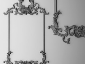 molding frame Model 3D