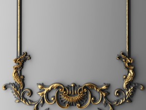 molding frame Model 3D